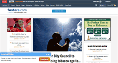 Desktop Screenshot of fosters.com